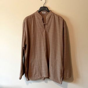 Mayana Casual shirt XXL tan color from Thailand